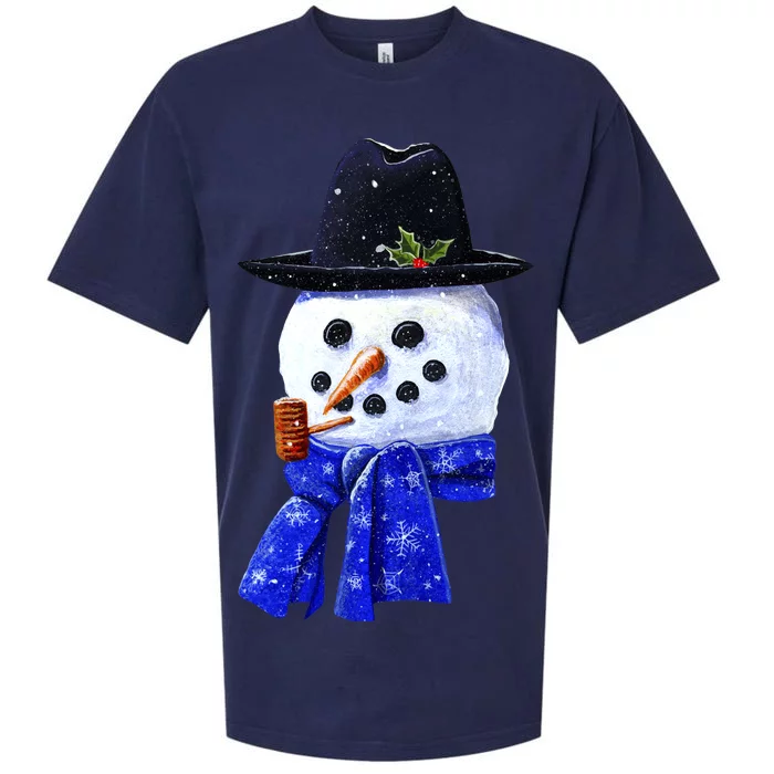 Snowman Smile Sueded Cloud Jersey T-Shirt