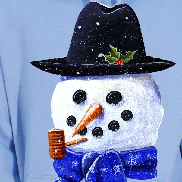 Snowman Smile Unisex Surf Hoodie