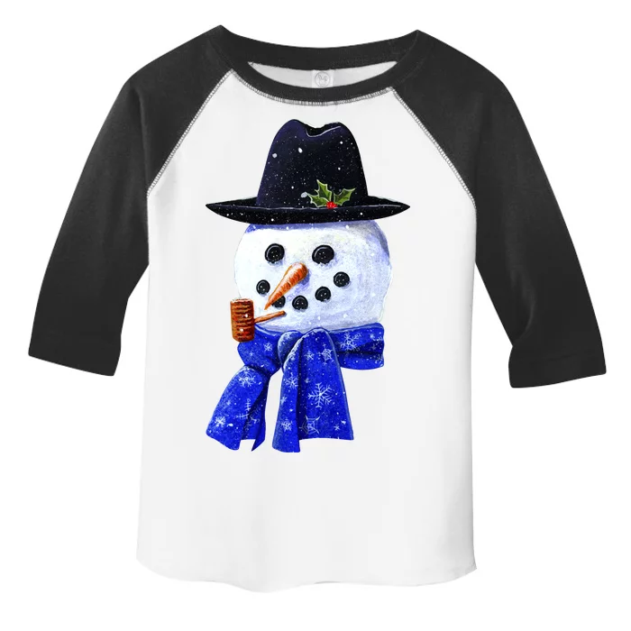 Snowman Smile Toddler Fine Jersey T-Shirt