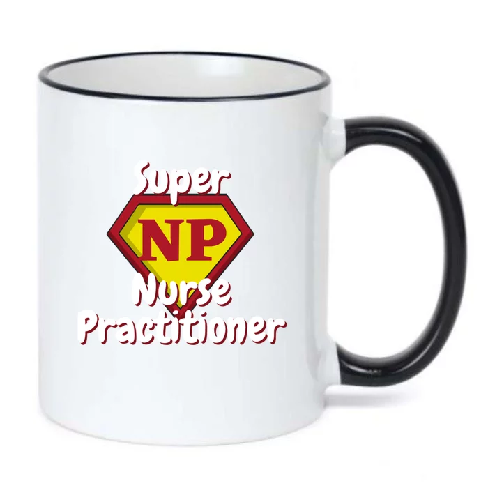 Super Nurse Practitioner Hero Np Cute Gift Black Color Changing Mug