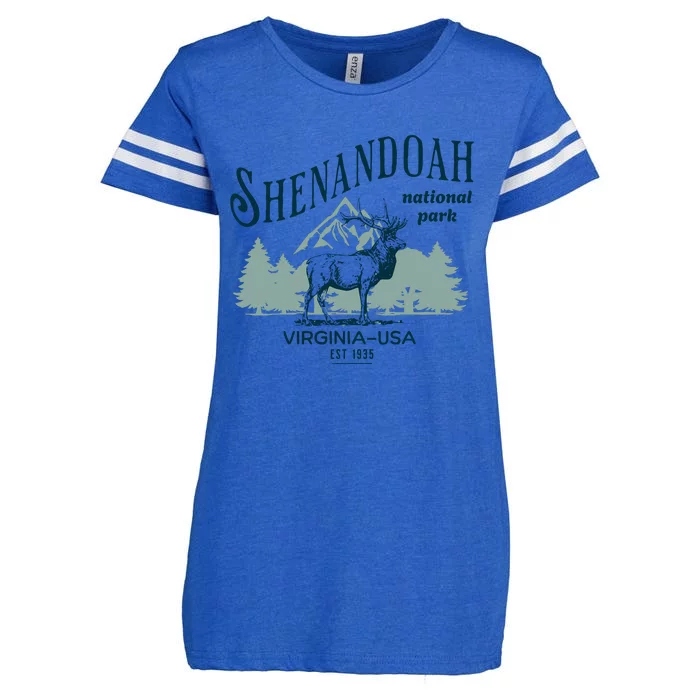 Shenandoah National Park Enza Ladies Jersey Football T-Shirt