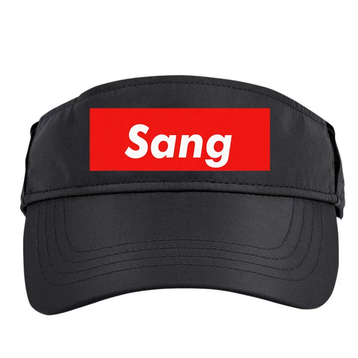 Sang Name Personalized Adult Drive Performance Visor