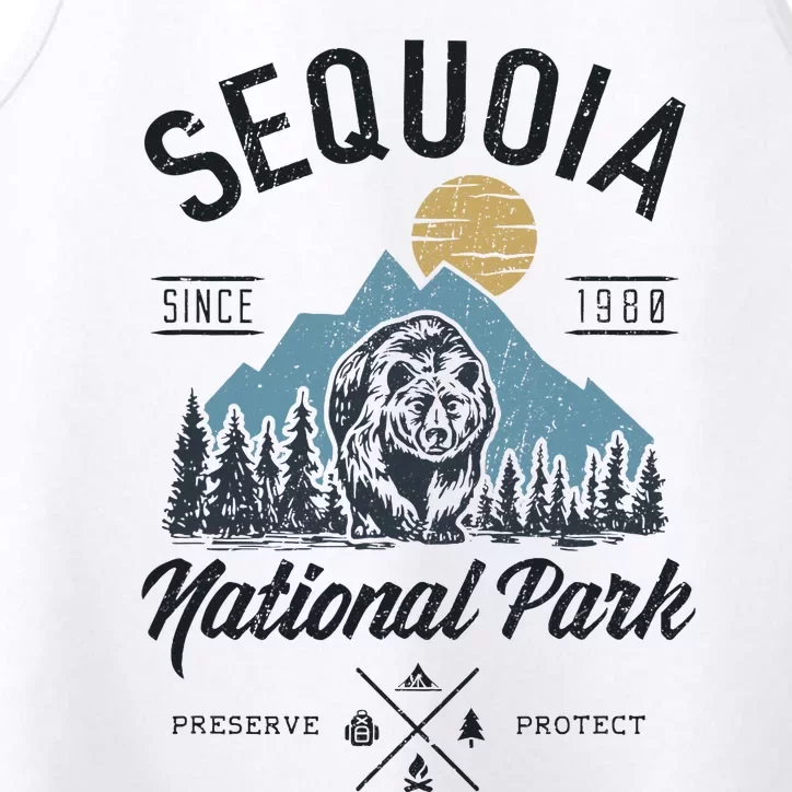 Sequoia National Park Novelty Hiking Camping Performance Tank