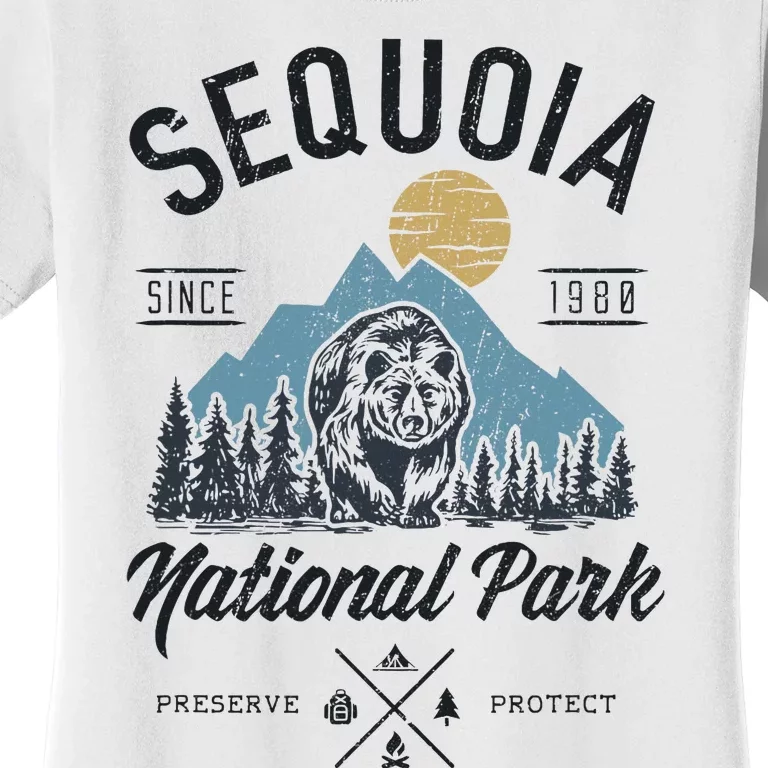 Sequoia National Park Novelty Hiking Camping Women's T-Shirt