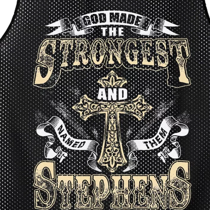 Stephens Name Personalized Stephens Last Name Mesh Reversible Basketball Jersey Tank