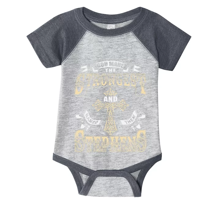 Stephens Name Personalized Stephens Last Name Infant Baby Jersey Bodysuit