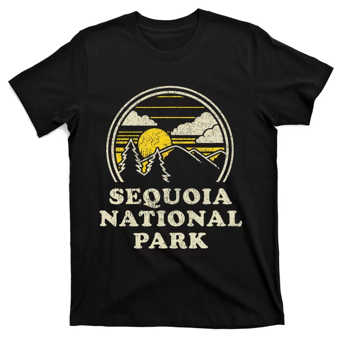 Sequoia National Park California Ca Vintage Hiking T-Shirt