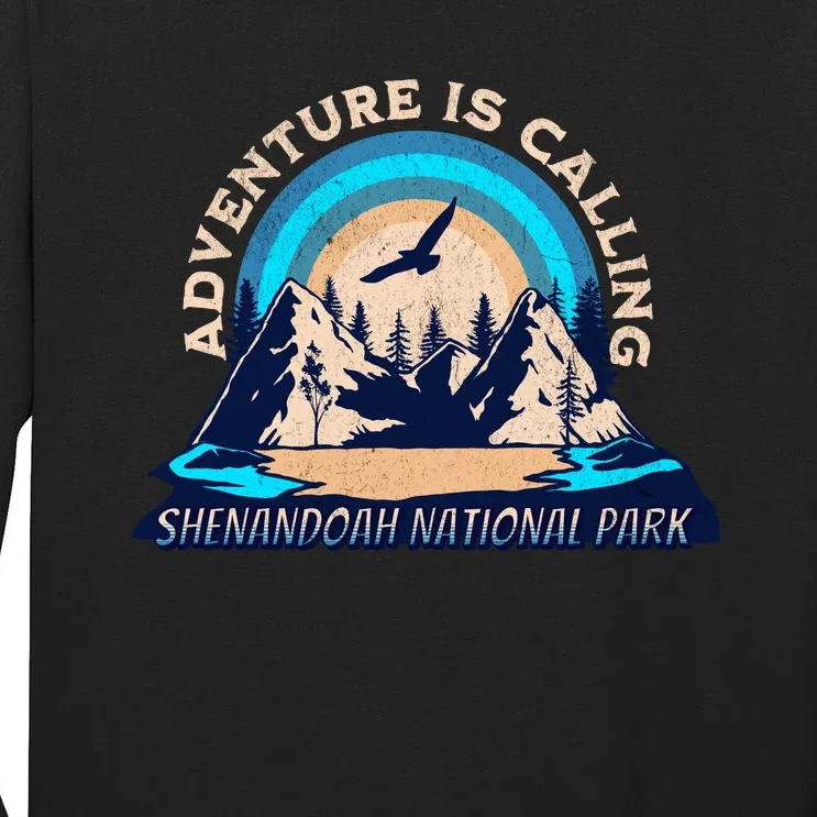 Shenandoah National Park Camping Hiking Family Vacation Tall Long Sleeve T-Shirt