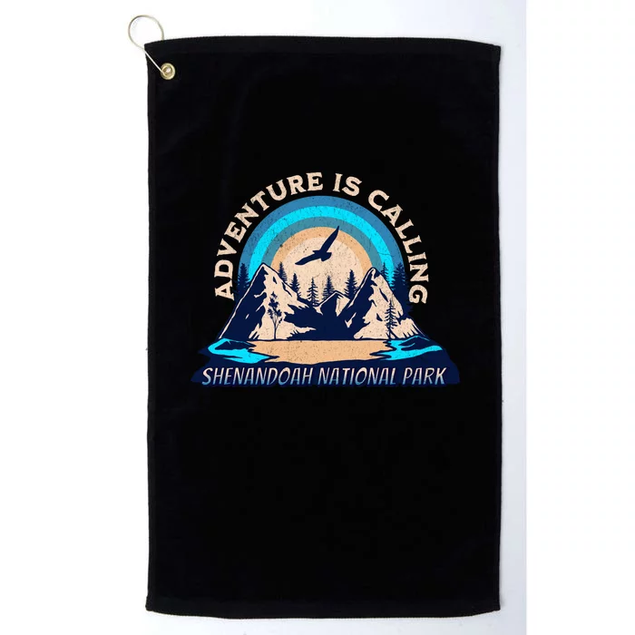 Shenandoah National Park Camping Hiking Family Vacation Platinum Collection Golf Towel