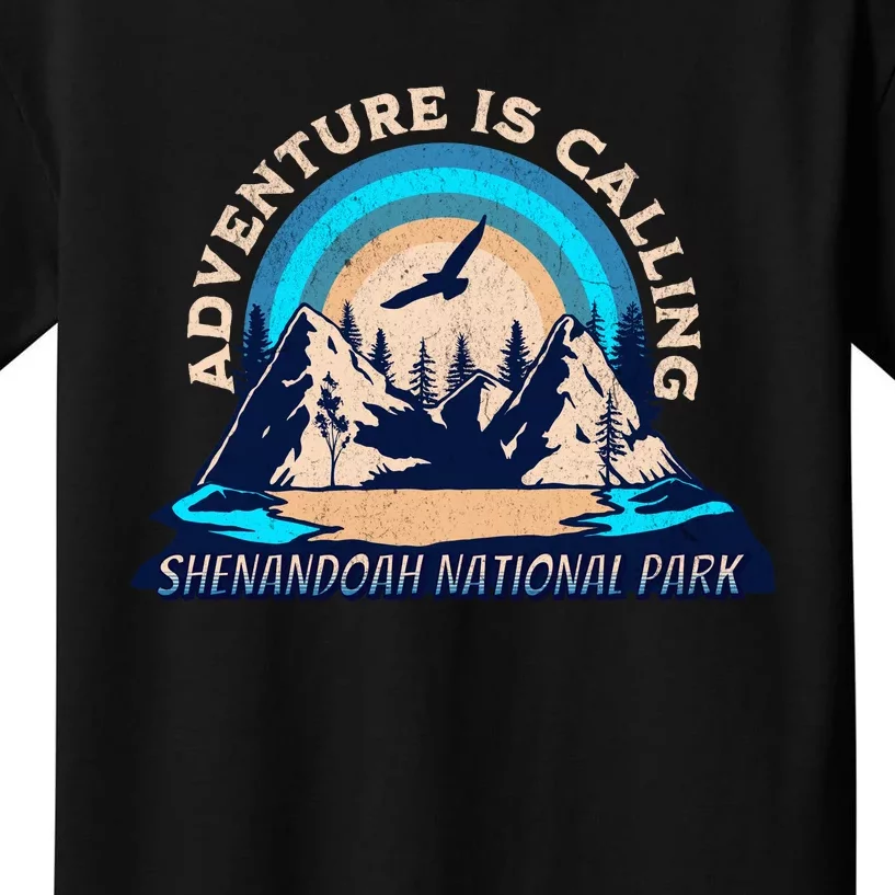 Shenandoah National Park Camping Hiking Family Vacation Kids T-Shirt