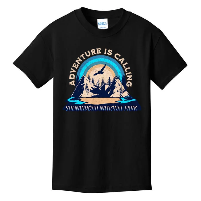 Shenandoah National Park Camping Hiking Family Vacation Kids T-Shirt