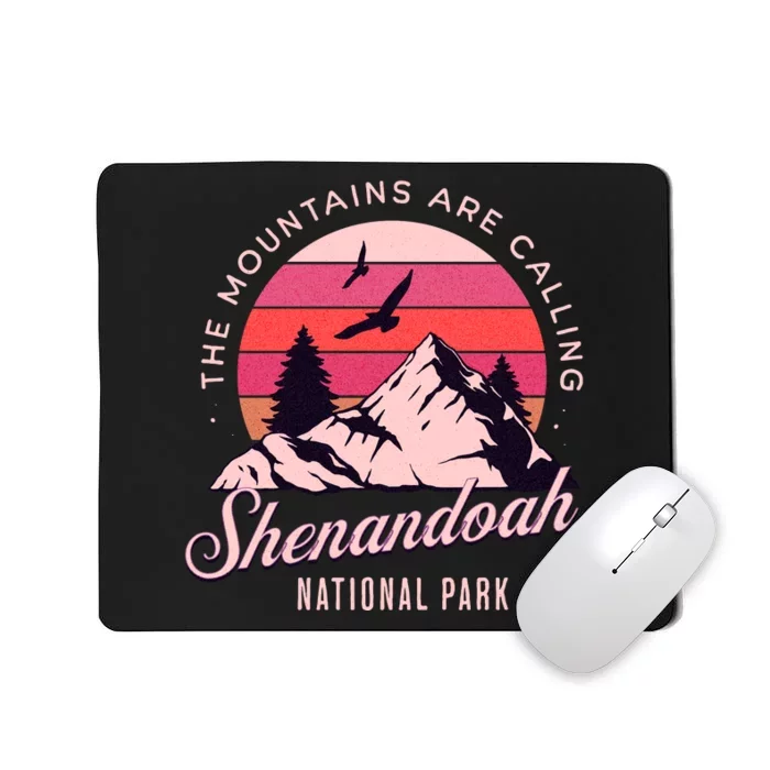 Shenandoah National Park Camping Hiking Family Vacation Mousepad