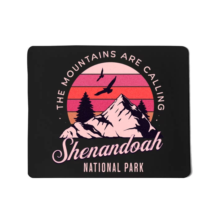 Shenandoah National Park Camping Hiking Family Vacation Mousepad