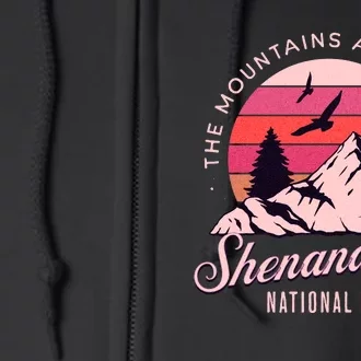 Shenandoah National Park Camping Hiking Family Vacation Full Zip Hoodie