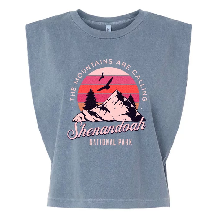 Shenandoah National Park Camping Hiking Family Vacation Garment-Dyed Women's Muscle Tee