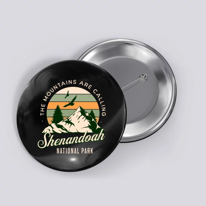 Shenandoah National Park Camping Hiking Family Vacation Button