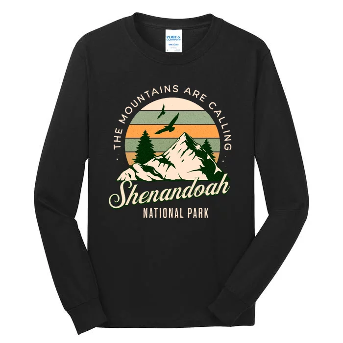 Shenandoah National Park Camping Hiking Family Vacation Tall Long Sleeve T-Shirt