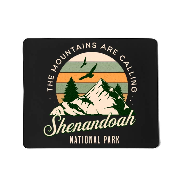 Shenandoah National Park Camping Hiking Family Vacation Mousepad