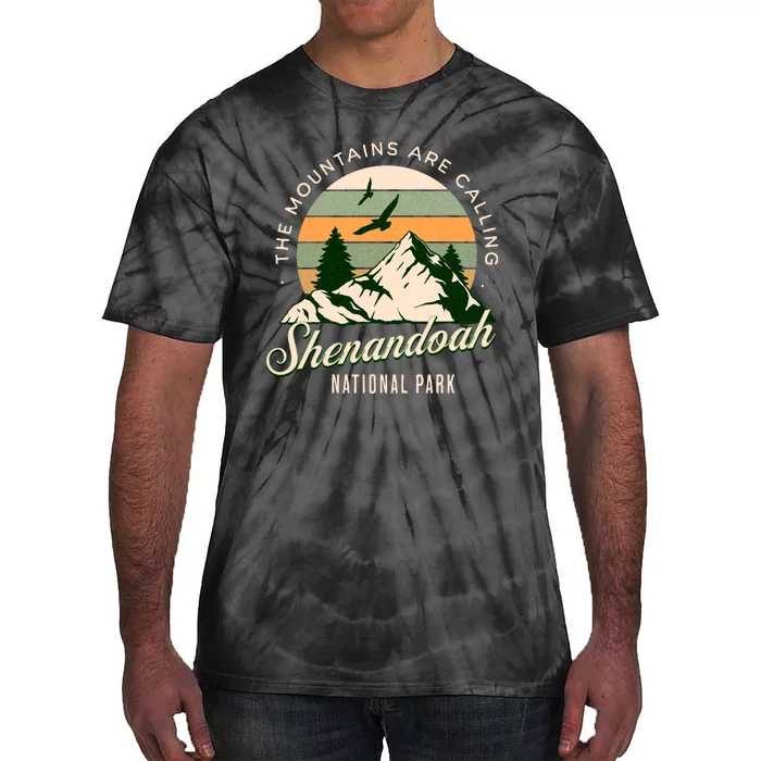 Shenandoah National Park Camping Hiking Family Vacation Tie-Dye T-Shirt