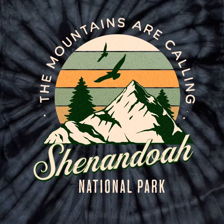 Shenandoah National Park Camping Hiking Family Vacation Tie-Dye T-Shirt