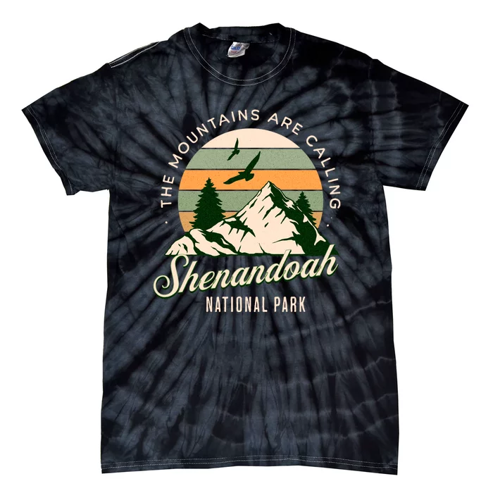 Shenandoah National Park Camping Hiking Family Vacation Tie-Dye T-Shirt