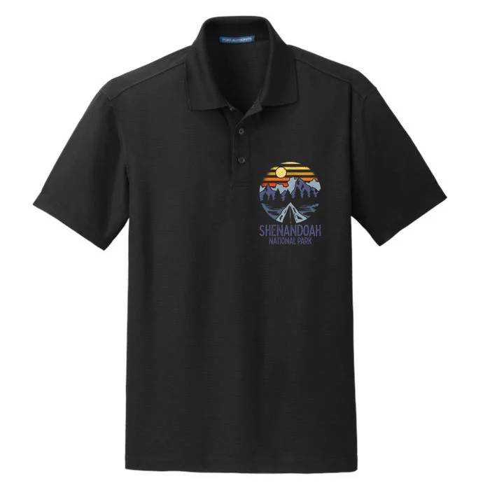 Shenandoah National Park Virginia - Blue Ridge Mountains Dry Zone Grid Performance Polo