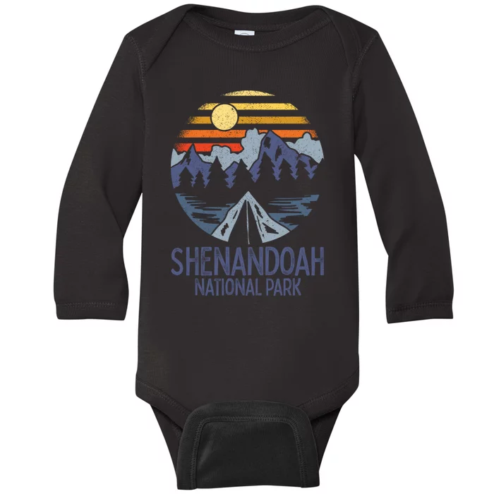 Shenandoah National Park Virginia - Blue Ridge Mountains Baby Long Sleeve Bodysuit