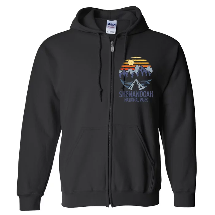 Shenandoah National Park Virginia - Blue Ridge Mountains Full Zip Hoodie