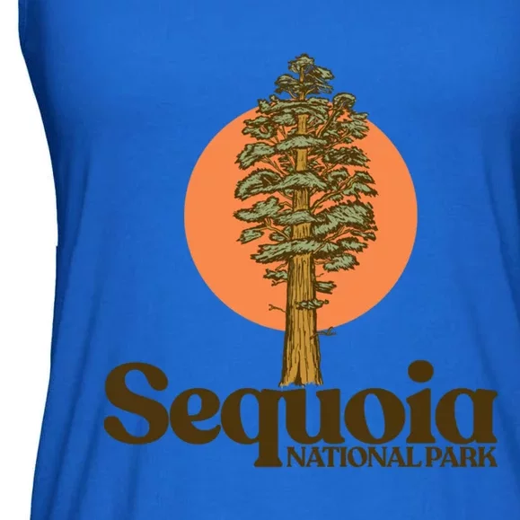 Sequoia National Park General Sher Tree Graphic Gift Ladies Essential Flowy Tank