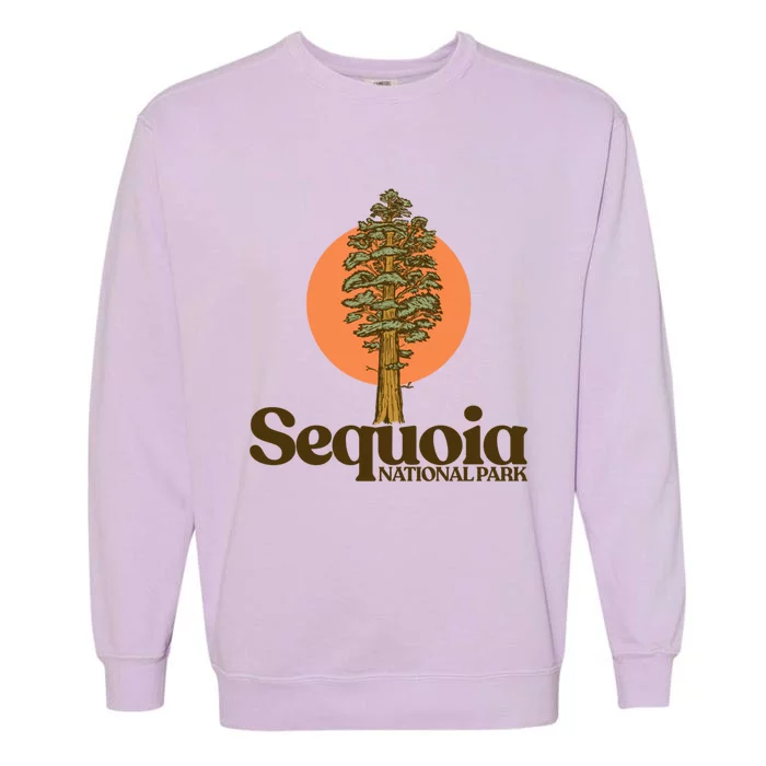 Sequoia National Park General Sher Tree Graphic Gift Garment-Dyed Sweatshirt