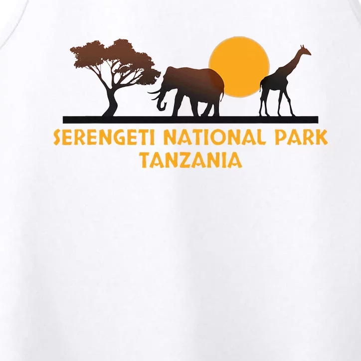 Serengeti National Park Tanzania Performance Tank