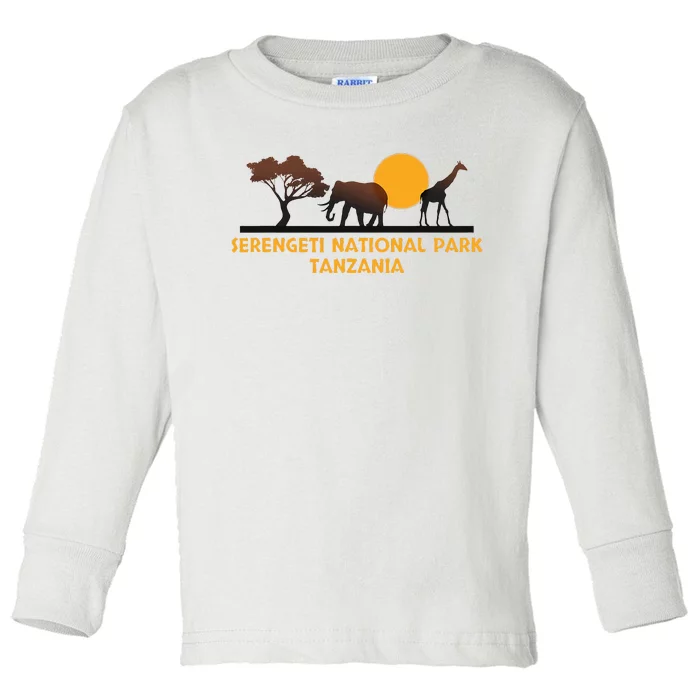 Serengeti National Park Tanzania Toddler Long Sleeve Shirt