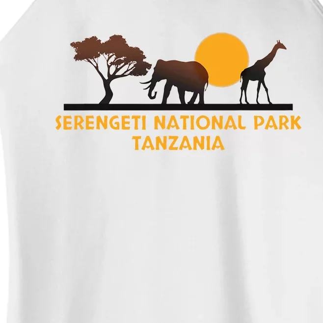 Serengeti National Park Tanzania Women’s Perfect Tri Rocker Tank