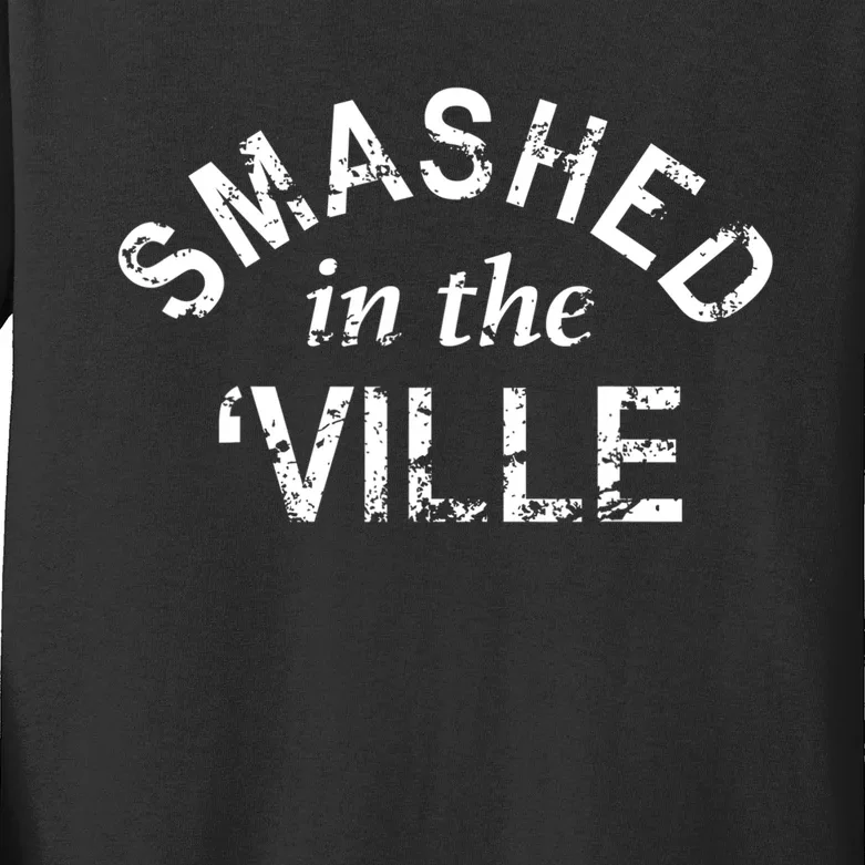Teeshirtpalace Smashville Nashville Proud Hockey Gift Kids Long Sleeve Shirt