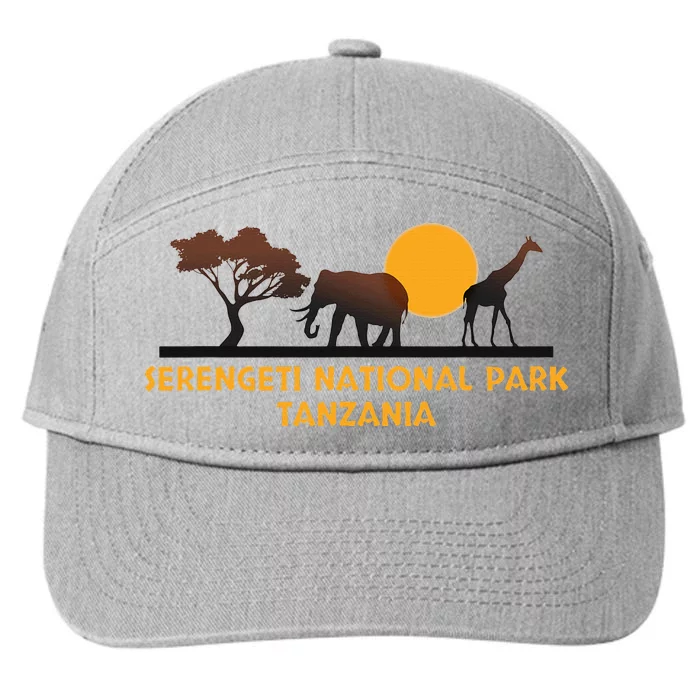 Serengeti National Park Tanzania 7-Panel Snapback Hat