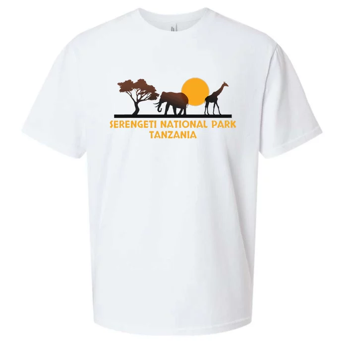 Serengeti National Park Tanzania Sueded Cloud Jersey T-Shirt