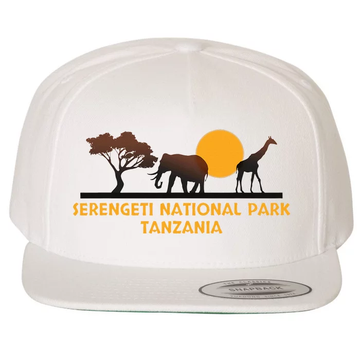 Serengeti National Park Tanzania Wool Snapback Cap