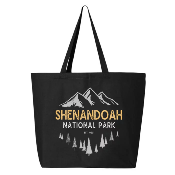 Shenandoah National Park Est 1935 Vintage Virginia 25L Jumbo Tote