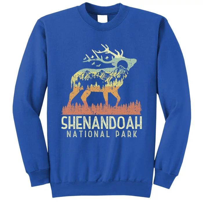 Shenandoah National Park Retro Vintage Mountain Elk Gift Sweatshirt