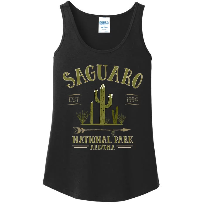 SAGUARO NATIONAL PARK ARIZONA Tourist Souvenir Gift Ladies Essential Tank