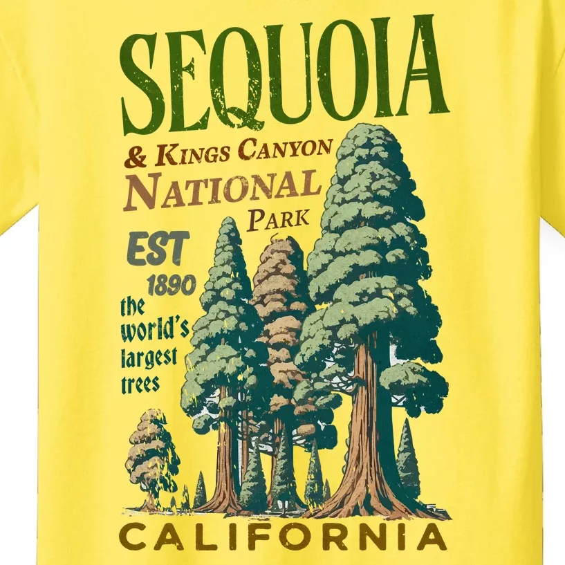 Sequoia National Park Kids T-Shirt