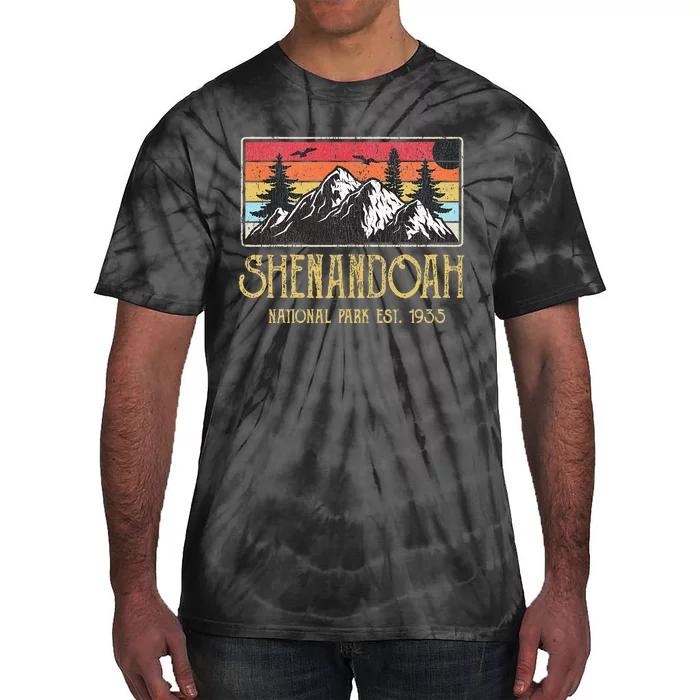 Shenandoah National Park Vintage Mountain Virginia Vacation Tie-Dye T-Shirt