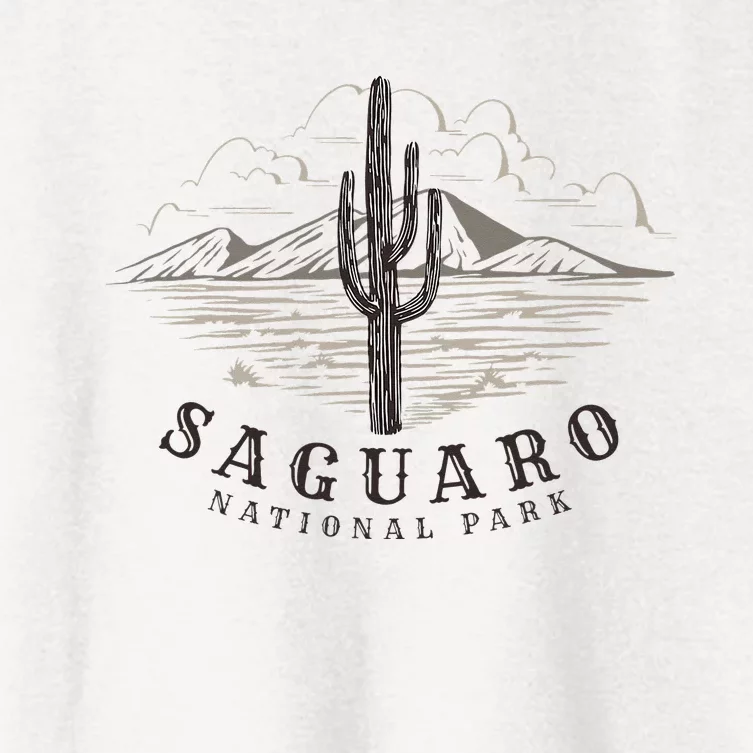 Saguaro National Park Tucson Arizona Cactus Women's Crop Top Tee