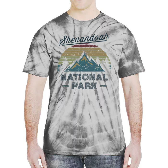 SHENANDOAH NATIONAL PARK Vintage Sunset Love Hiking Camping Tie-Dye T-Shirt