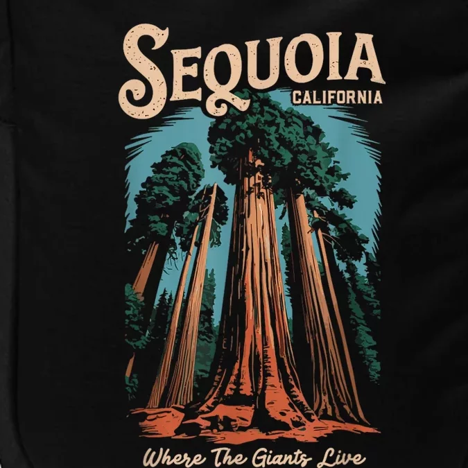 Sequoia National Park California Giant Tree Outdoors Impact Tech Backpack