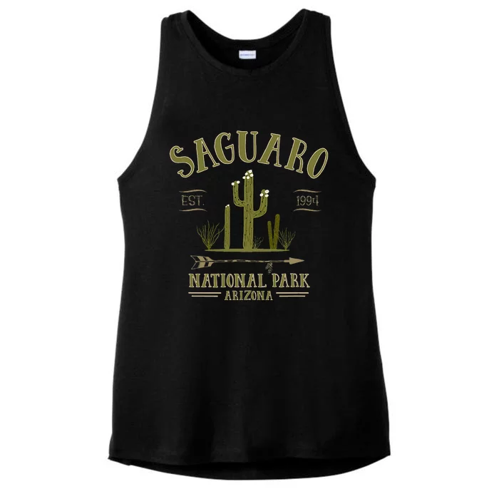 SAGUARO NATIONAL PARK ARIZONA Tourist Souvenir Gift Ladies Tri-Blend Wicking Tank