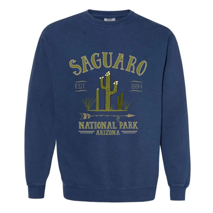 SAGUARO NATIONAL PARK ARIZONA Tourist Souvenir Gift Garment-Dyed Sweatshirt