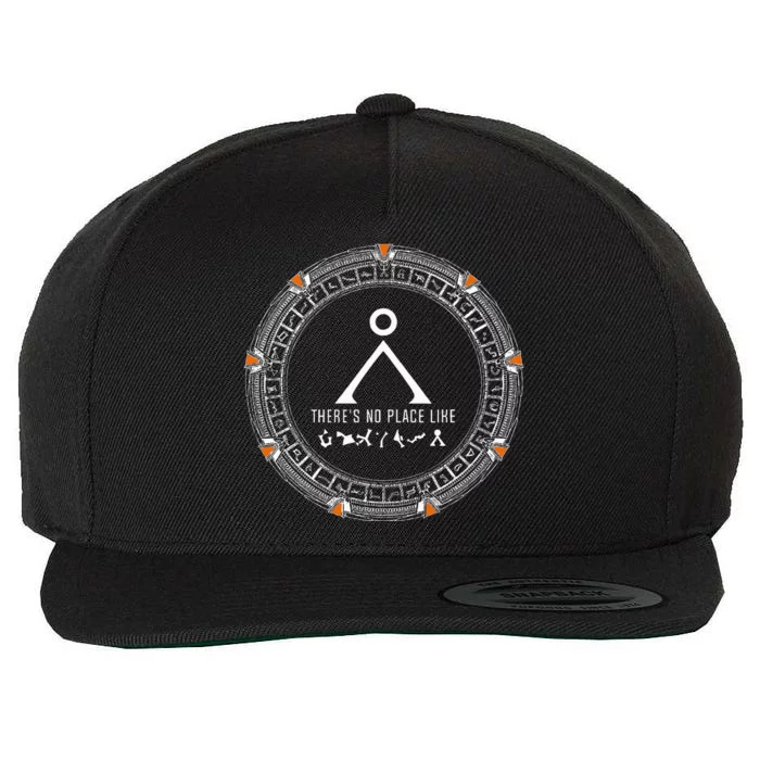 Stargate No Place Like Home Gate Wool Snapback Cap