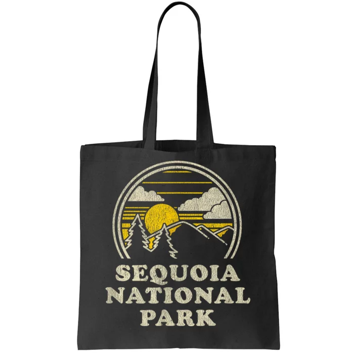 Sequoia National Park California Ca Vintage Hiking Tote Bag