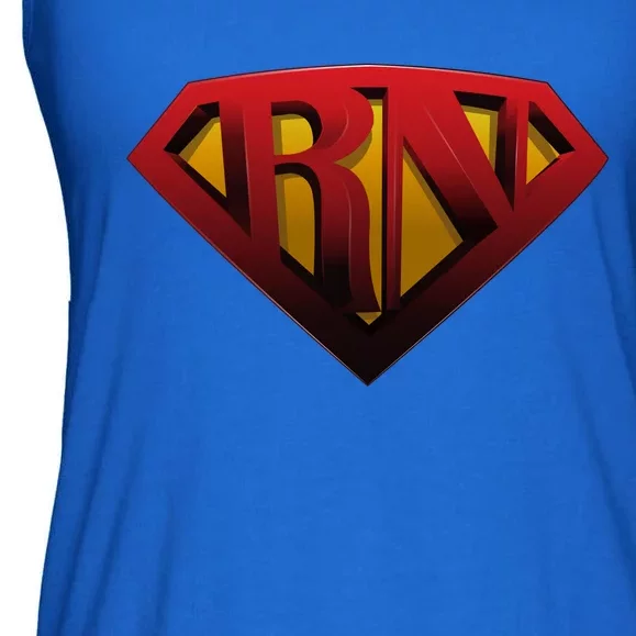 Super Nurse Rn Superhero Registered Nurse Hero Gift Ladies Essential Flowy Tank